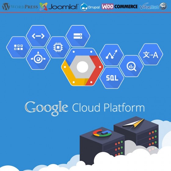 Hosting per CMS WordPress, Joomla, Drupal G-Cloud (Google Cloud Platform)